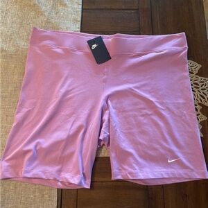 Nike plus size purple mid rise biker shorts size 2x